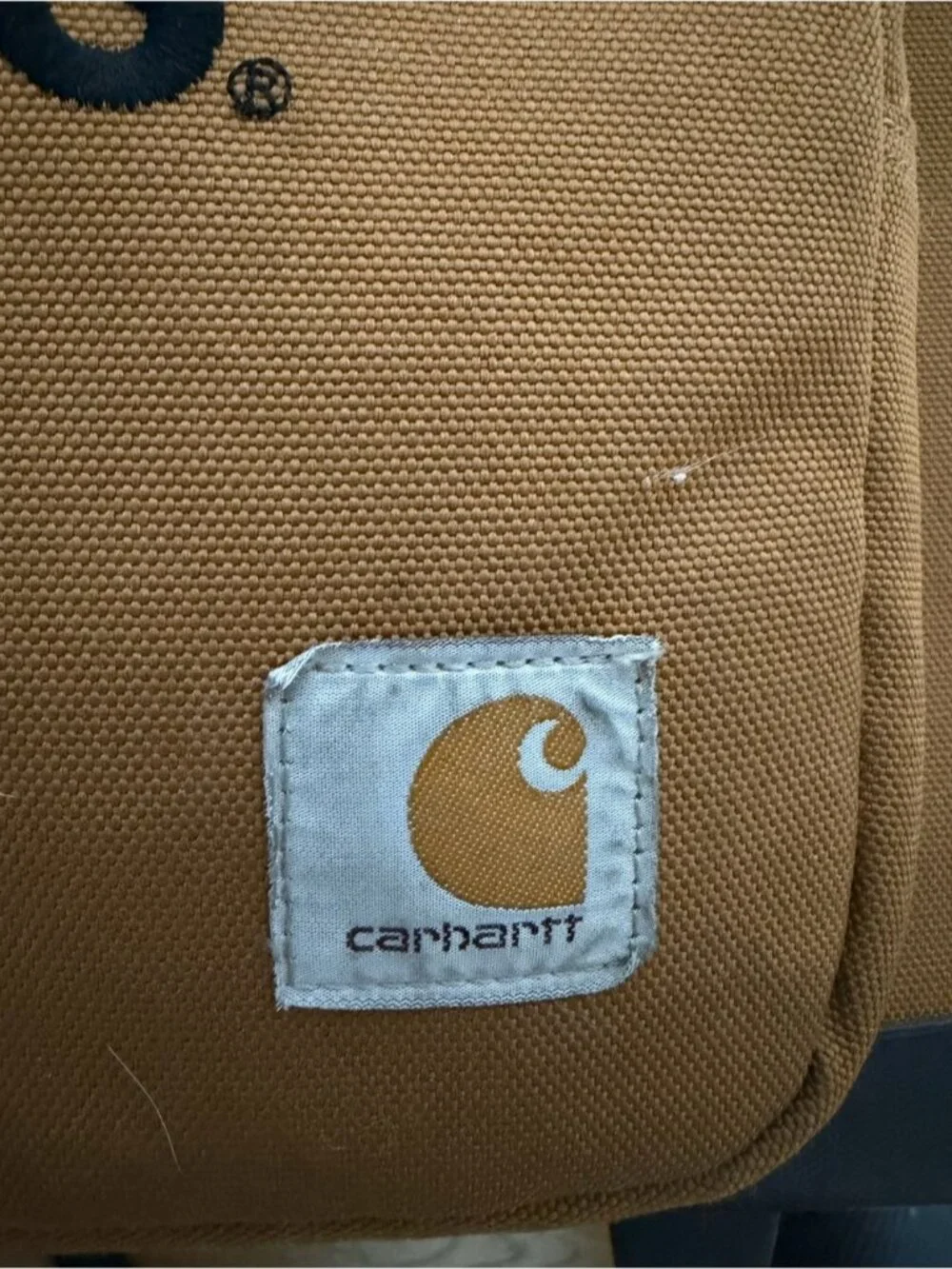 Carhartt x Cintas Rolling Salesman Duffel Travel Bag Luggage Brown Canvas